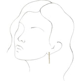 14K Yellow 1 3/4 CTW Lab-Grown Diamond Earrings